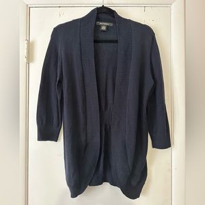 89th & Madison Size Medium Navy Cardigan